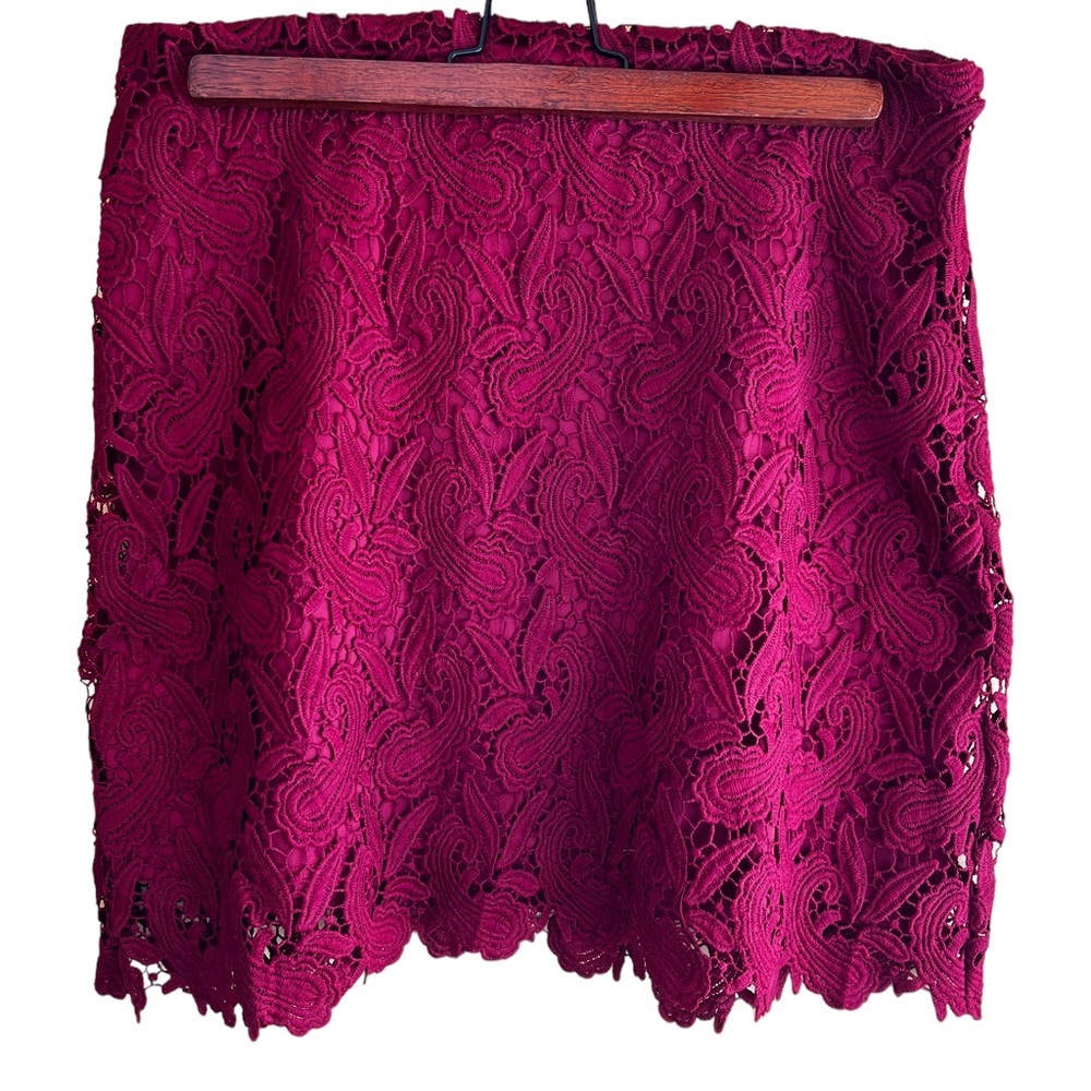 Express Lace Mini Skirt EUC
